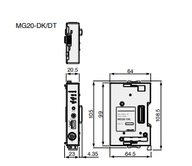 MAGNESCALE / Counter module / MG20-DK